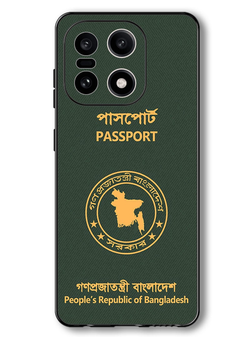 Theodor Case Compatible with OnePlus 15 6.78 Inch Protection Shockproof Bumper Cover Bangladesh Passport - Image 1